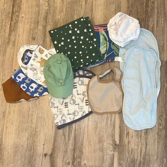 12 Piece Lot of Baby Boy Pieces. Janie & Jack Cloud Island Green Sprouts - Picture 3 of 14